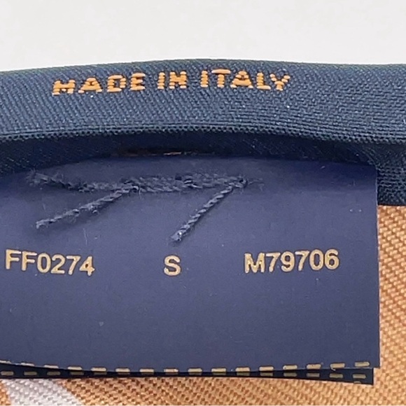 Auth Louis Vuitton Monogram Nano Bandeau LV Aurora Silk Scarf W BOX - Picture 14 of 14